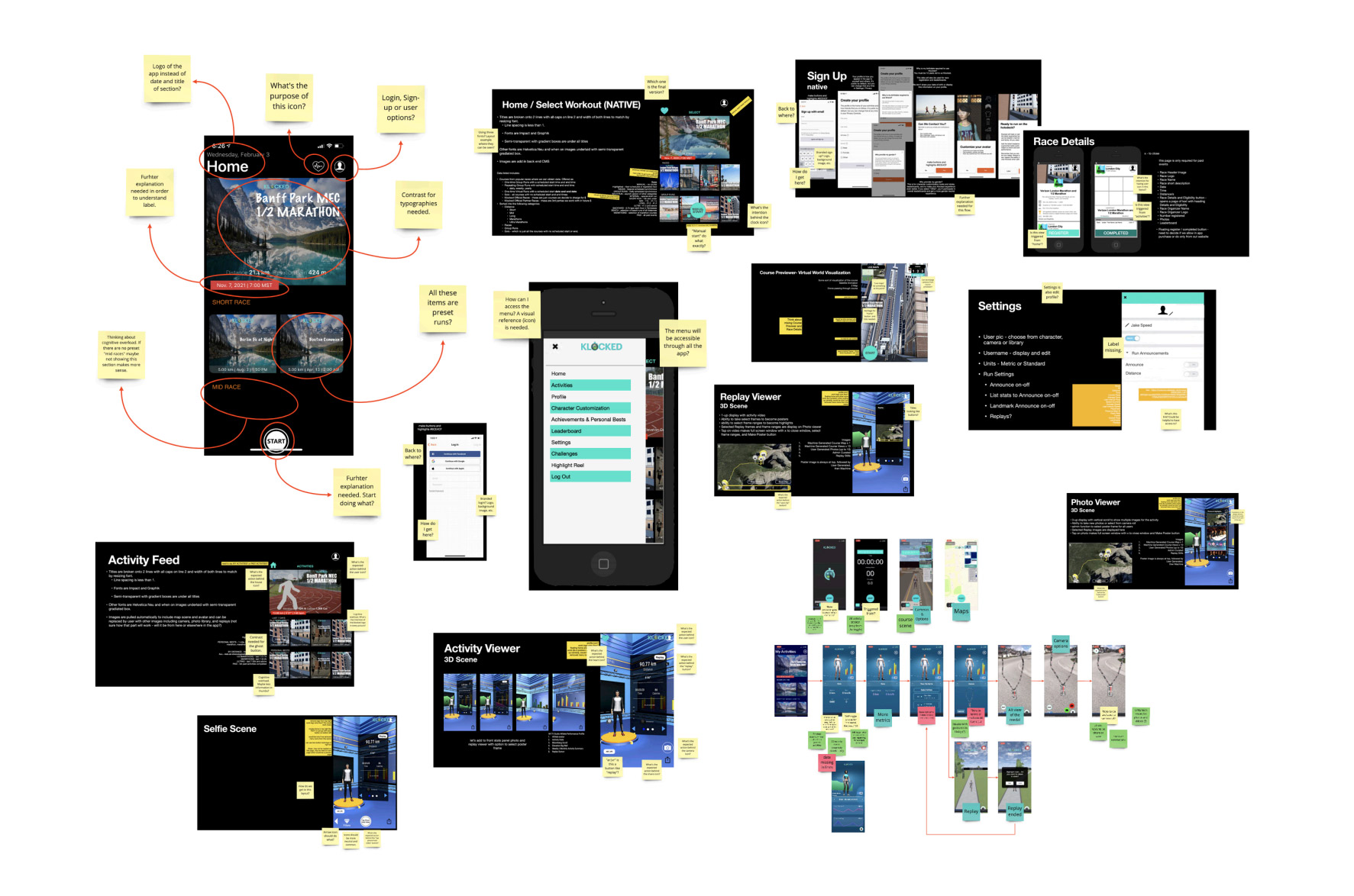 Klocked Audit screenshoots
