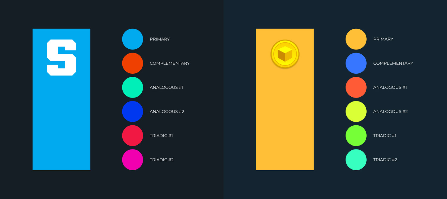 The Sandbox project, phase two, base color palette
